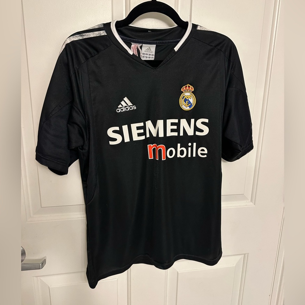 2004 Adidas Black Real Madrid Player Small Jersey - Ronaldo